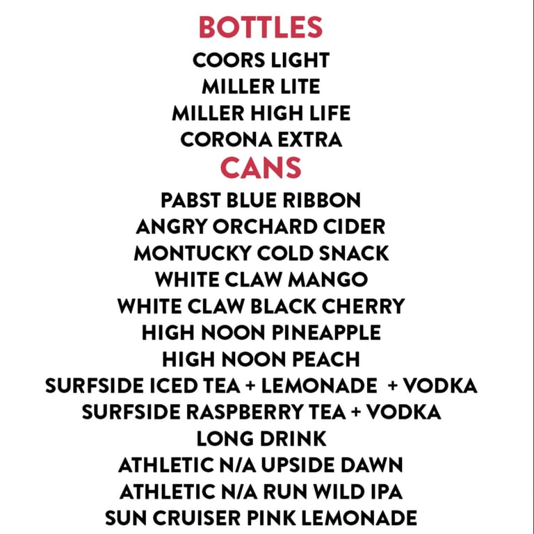 Bottles & Cans 